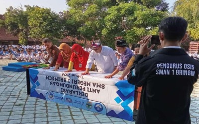 Deklarasi Anti Perundungan SMA Negeri 1 Bringin Tahun 2024